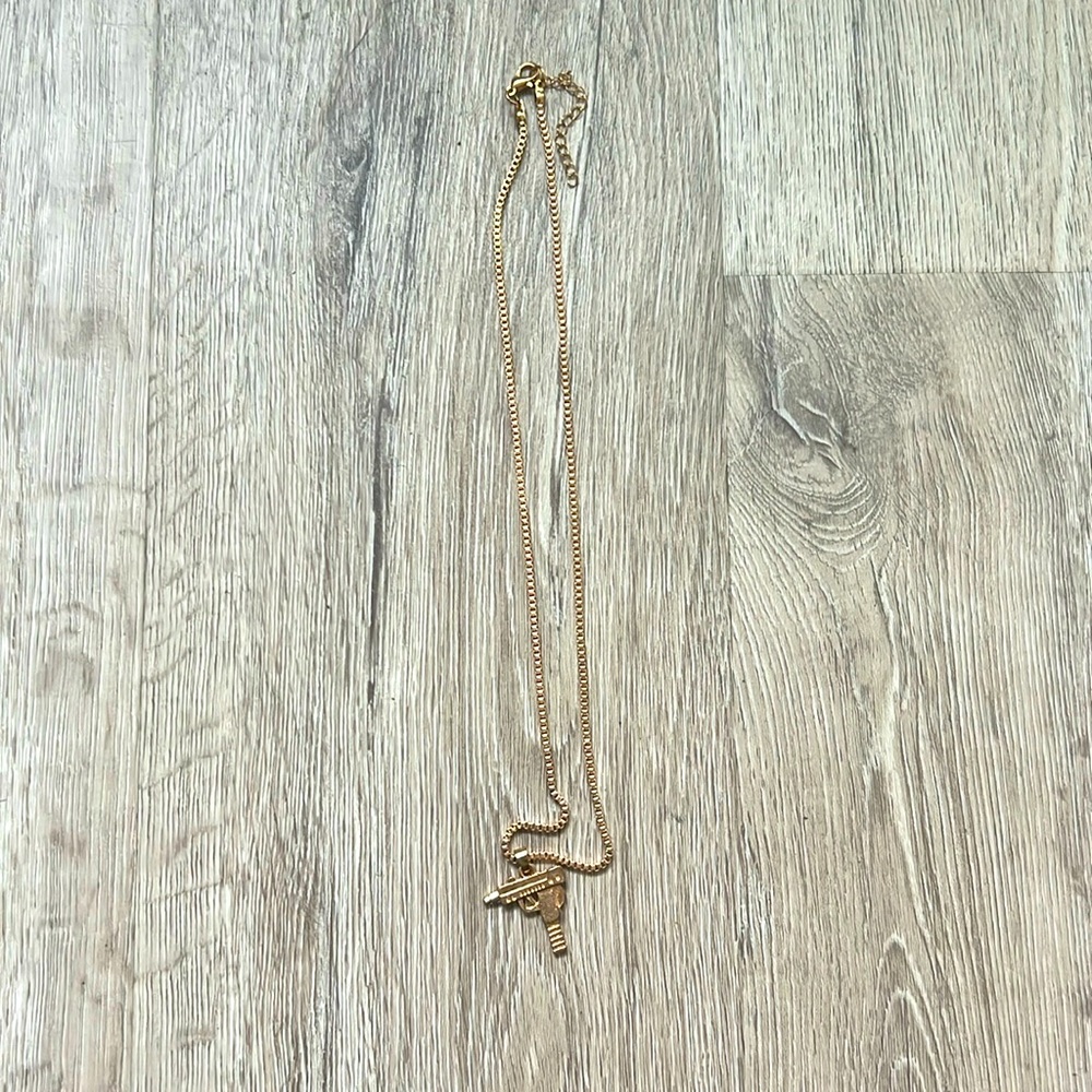 Gold plated “Uzi Vert” necklace